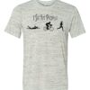 White Marble Unisex Poly-Cotton Short-Sleeve T-Shirt Thumbnail