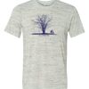 White Marble Unisex Poly-Cotton Short-Sleeve T-Shirt Thumbnail