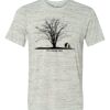 White Marble Unisex Poly-Cotton Short-Sleeve T-Shirt Thumbnail