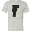 White Marble Unisex Poly-Cotton Short-Sleeve T-Shirt Thumbnail