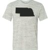 White Marble Unisex Poly-Cotton Short-Sleeve T-Shirt Thumbnail