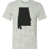 White Marble Unisex Poly-Cotton Short-Sleeve T-Shirt Thumbnail