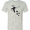 White Marble Unisex Poly-Cotton Short-Sleeve T-Shirt Thumbnail
