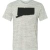 White Marble Unisex Poly-Cotton Short-Sleeve T-Shirt Thumbnail