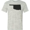 White Marble Unisex Poly-Cotton Short-Sleeve T-Shirt Thumbnail