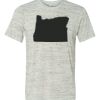 White Marble Unisex Poly-Cotton Short-Sleeve T-Shirt Thumbnail
