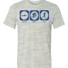 White Marble Unisex Poly-Cotton Short-Sleeve T-Shirt Thumbnail