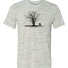 White Marble Unisex Poly-Cotton Short-Sleeve T-Shirt Thumbnail