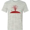 White Marble Unisex Poly-Cotton Short-Sleeve T-Shirt Thumbnail