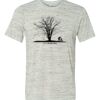 White Marble Unisex Poly-Cotton Short-Sleeve T-Shirt Thumbnail