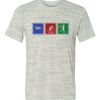 White Marble Unisex Poly-Cotton Short-Sleeve T-Shirt Thumbnail