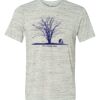 White Marble Unisex Poly-Cotton Short-Sleeve T-Shirt Thumbnail