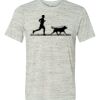 White Marble Unisex Poly-Cotton Short-Sleeve T-Shirt Thumbnail