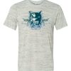 White Marble Unisex Poly-Cotton Short-Sleeve T-Shirt Thumbnail