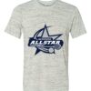 White Marble Unisex Poly-Cotton Short-Sleeve T-Shirt Thumbnail