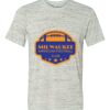 White Marble Unisex Poly-Cotton Short-Sleeve T-Shirt Thumbnail