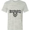 White Marble Unisex Poly-Cotton Short-Sleeve T-Shirt Thumbnail