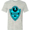 White Marble Unisex Poly-Cotton Short-Sleeve T-Shirt Thumbnail
