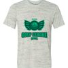 White Marble Unisex Poly-Cotton Short-Sleeve T-Shirt Thumbnail