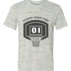 White Marble Unisex Poly-Cotton Short-Sleeve T-Shirt Thumbnail