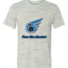 White Marble Unisex Poly-Cotton Short-Sleeve T-Shirt Thumbnail