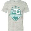 White Marble Unisex Poly-Cotton Short-Sleeve T-Shirt Thumbnail