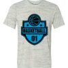 White Marble Unisex Poly-Cotton Short-Sleeve T-Shirt Thumbnail