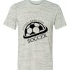 White Marble Unisex Poly-Cotton Short-Sleeve T-Shirt Thumbnail