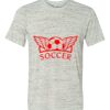 White Marble Unisex Poly-Cotton Short-Sleeve T-Shirt Thumbnail