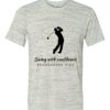 White Marble Unisex Poly-Cotton Short-Sleeve T-Shirt Thumbnail