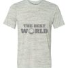White Marble Unisex Poly-Cotton Short-Sleeve T-Shirt Thumbnail