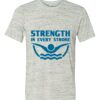 White Marble Unisex Poly-Cotton Short-Sleeve T-Shirt Thumbnail