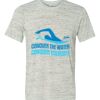 White Marble Unisex Poly-Cotton Short-Sleeve T-Shirt Thumbnail