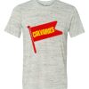 White Marble Unisex Poly-Cotton Short-Sleeve T-Shirt Thumbnail