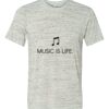 White Marble Unisex Poly-Cotton Short-Sleeve T-Shirt Thumbnail
